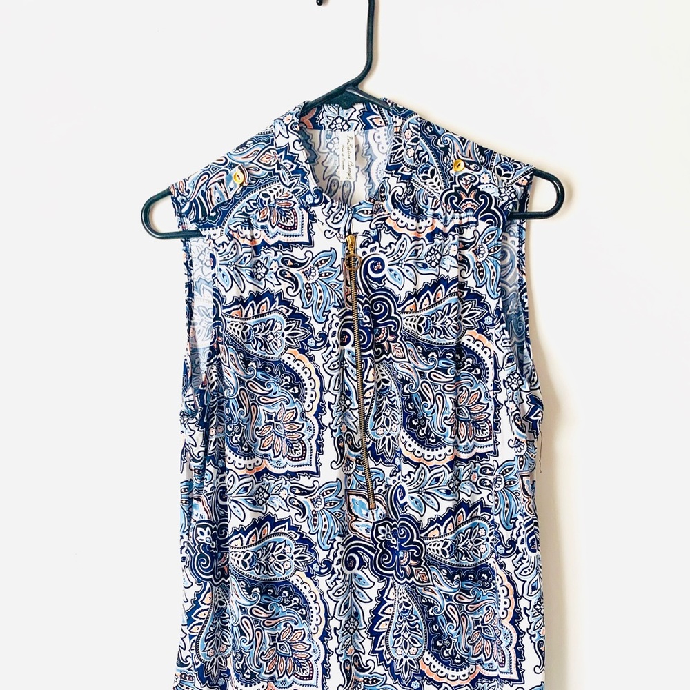 Perceptions Concepts Paisley Print XL Blouse